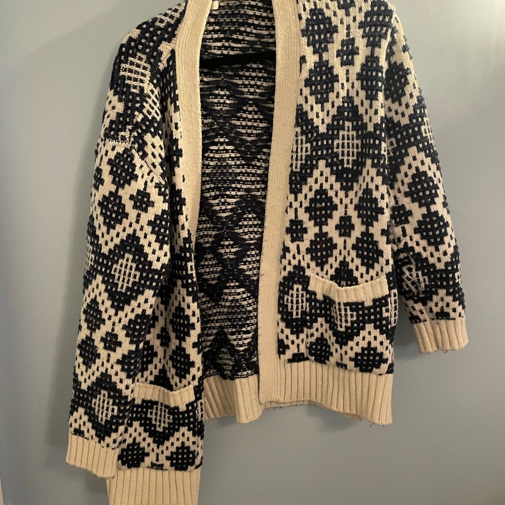 Patterned cardigan